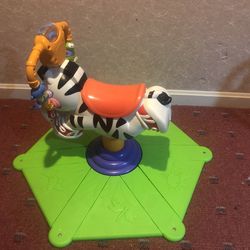 Fisher Price Bounce & Spin Zebra