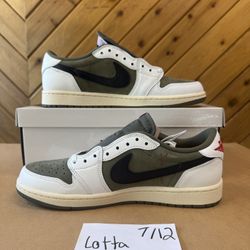 Jordan 1  Retro Low OG SP Travis Scott Medium Olive Size 10