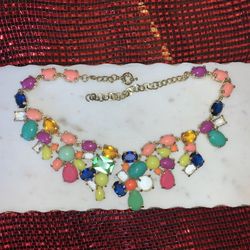 Fashion Multicolor Rhinestone Necklace