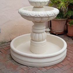 Concrete Spanish Fountain With Pump