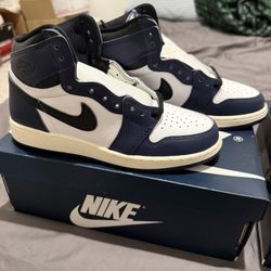 2 PAIRS New Jordan 1 Midnight Navy