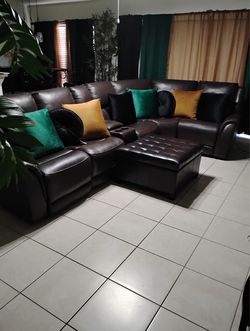 Brown Sectional