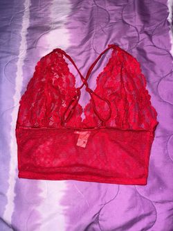 Red bralette