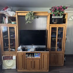 Oak Entertainment Center