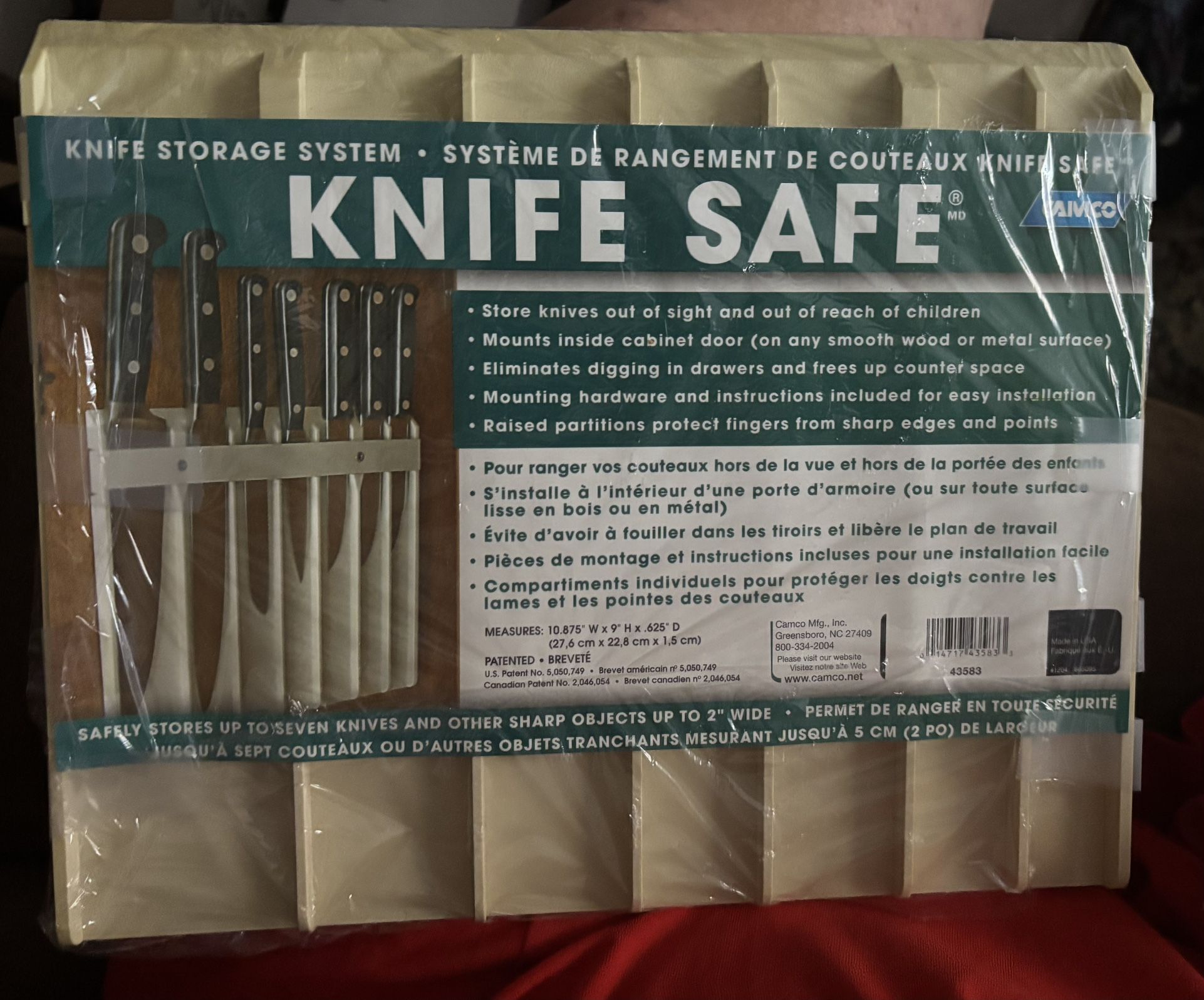Camco Camping Knife Safe New
