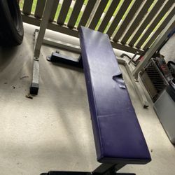 Weight Bench And Bar