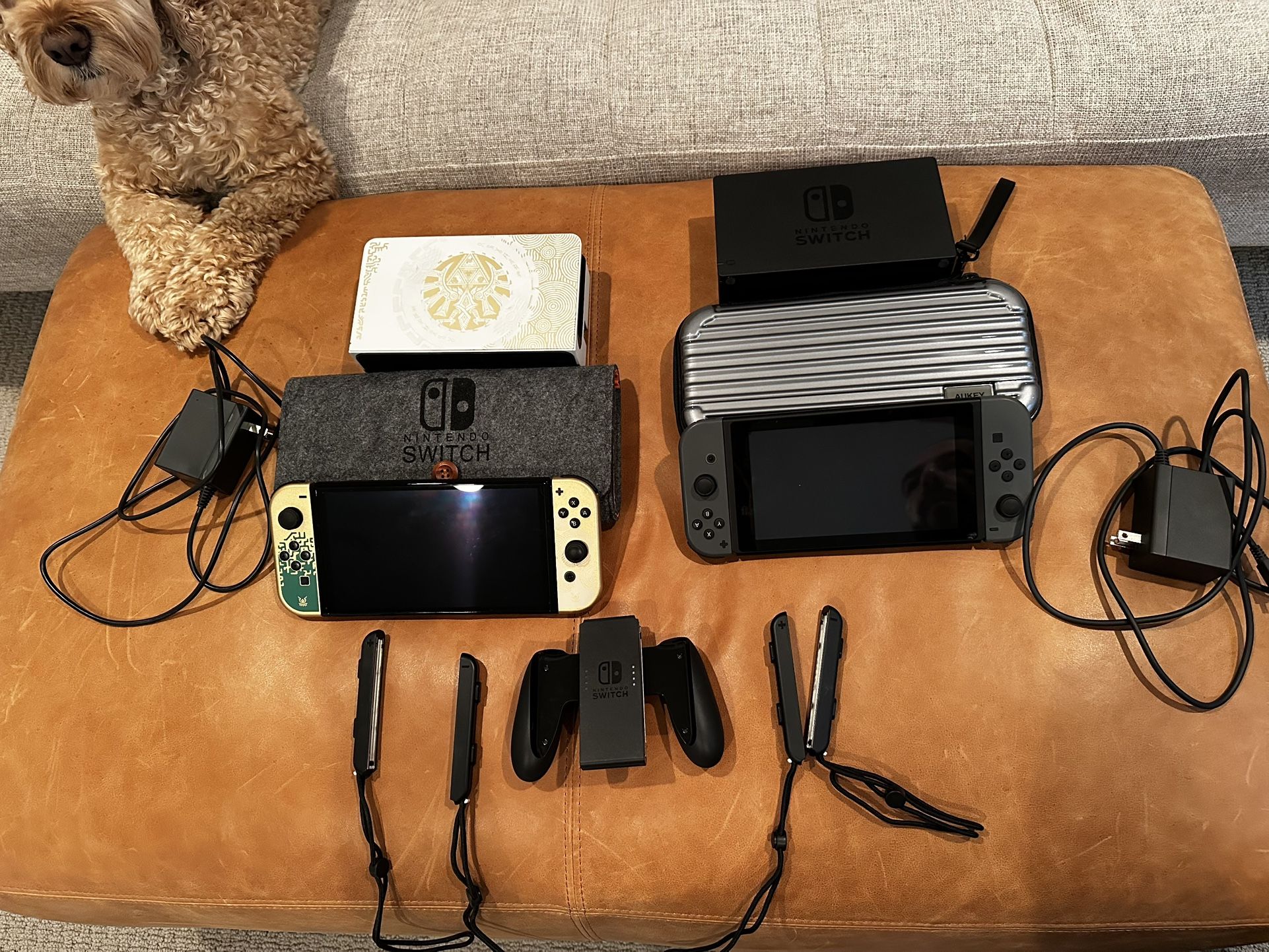 Nintendo Switch OLED (Zelda TOKT SE) + Original Switch