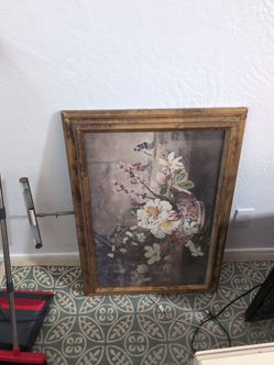 Frame with overhead light