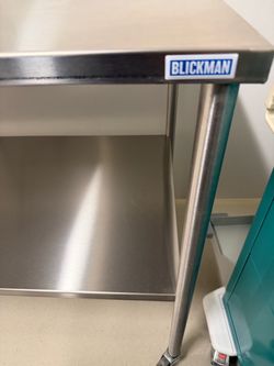 Blickman Stainless Steel Mobile Table
