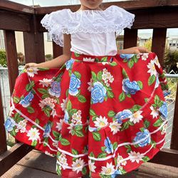 Mexican Girls Outfit, Mexican Dress, Vestido Mexicano