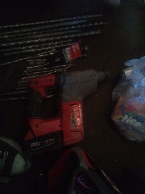 Cordless Milwaukee Rotohammer And Bits