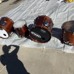 Mapex Saturn Series 4-pc Drum Shell Pack – 2 Kick Drums + 2 Toms 