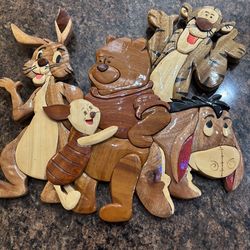 Hand Painted And Carved Disney Characters