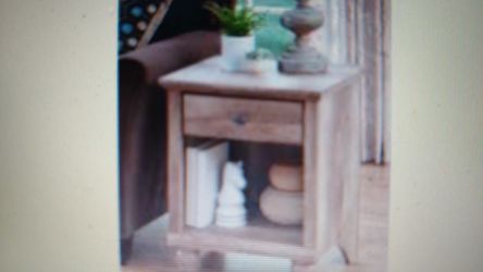 Better Homes and Gardens Crossmill Accent Table, Weathered Finish