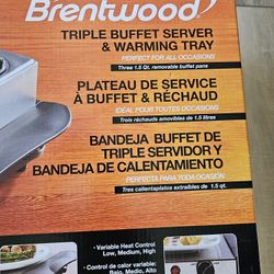 Server Tray Warming. New 