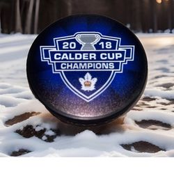 AHL Toronto Marlies 2018 Calder Cup Champions Puck 