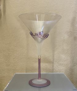 New xlarge glass Martinni glass
