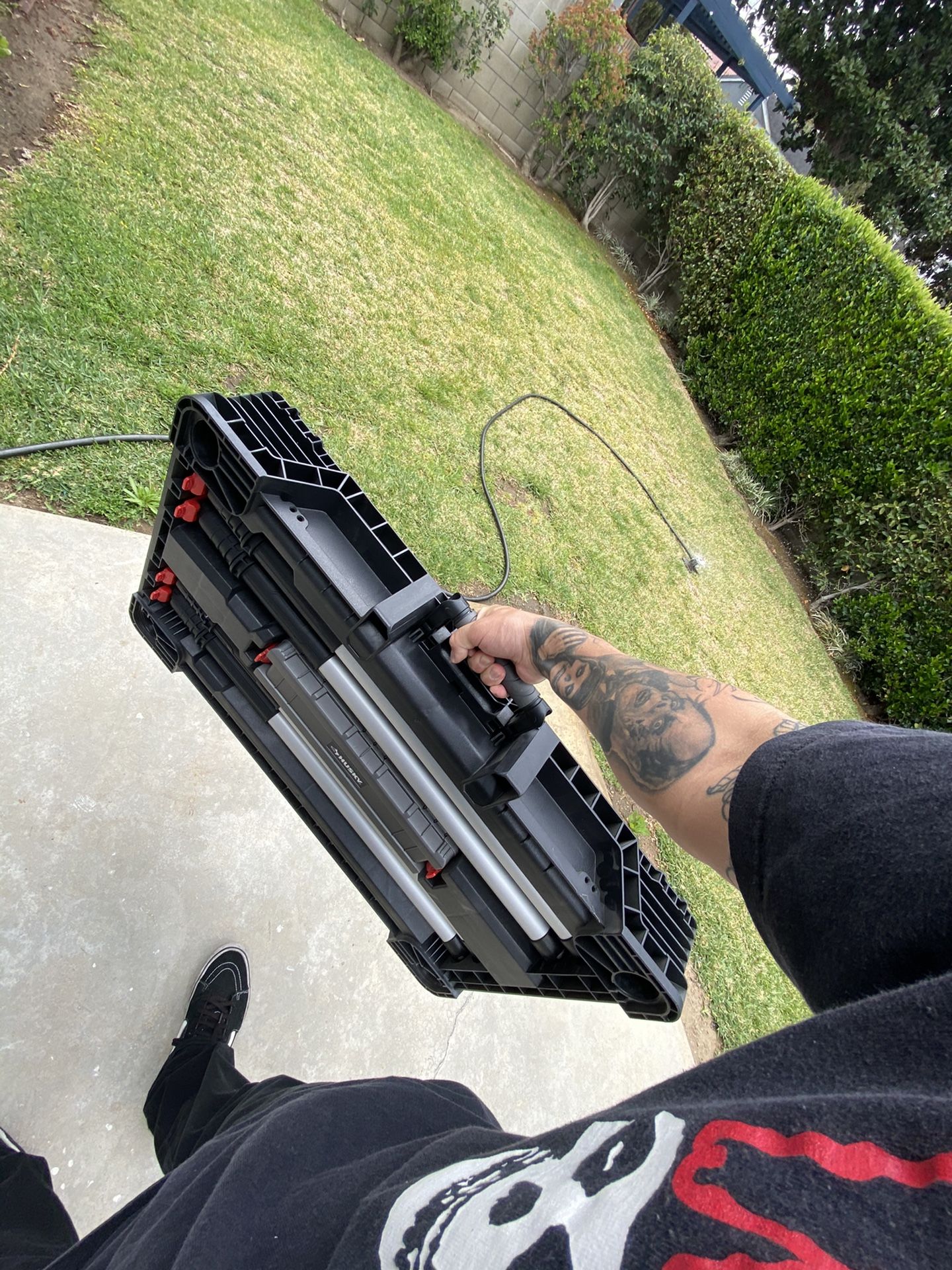 Husky Portable / Mobile Work Table Home & Garden