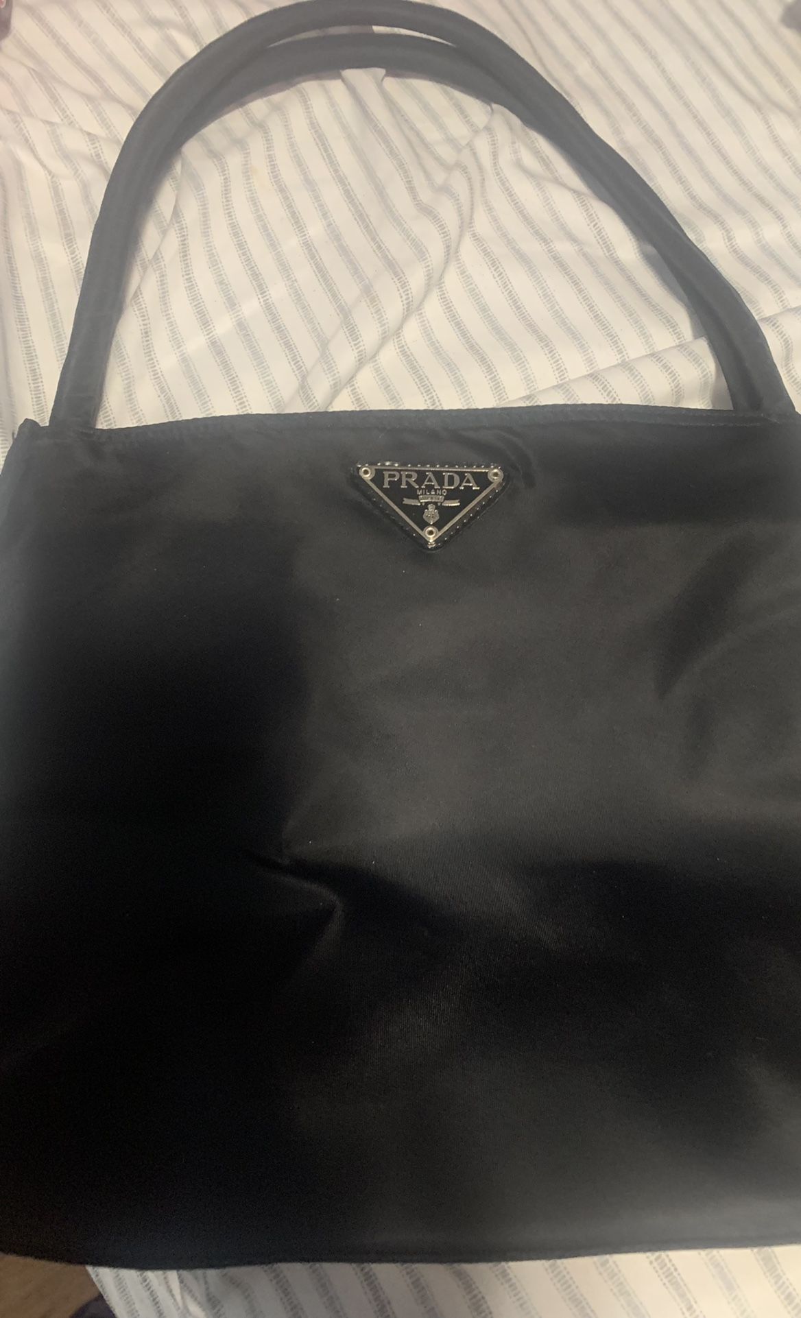 Prada Tessuda Black Nylon Shoulder Bag Like New