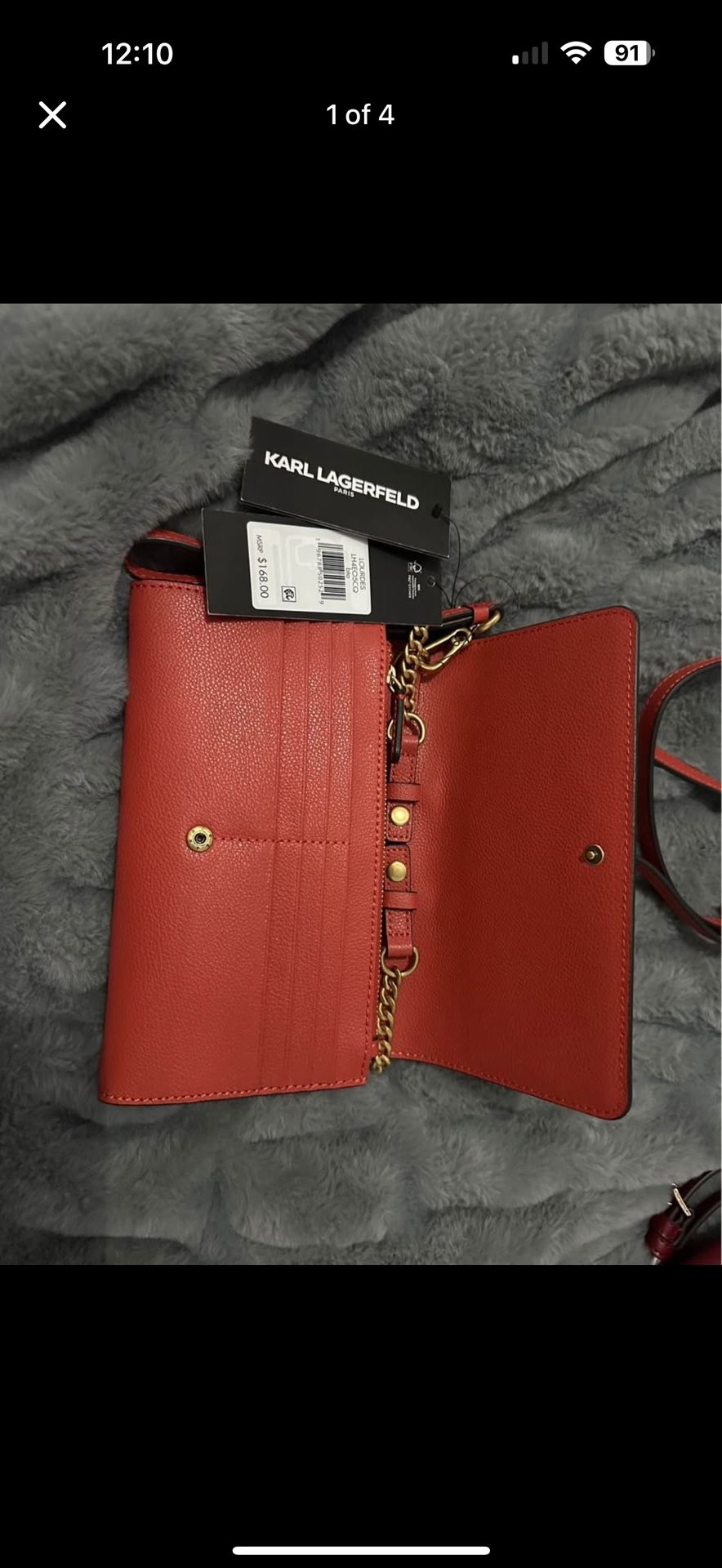 Lourdes Leather Crossbody Bag