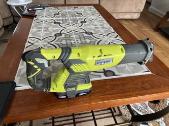 Ryobi Reciprocal Saw With Battery