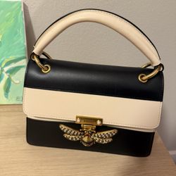 Bag White Beige Black $200