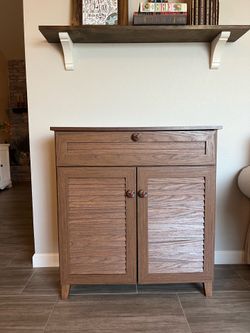 Small wood cabinet