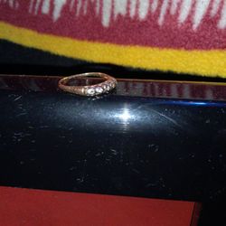 10k Gold Ring W/Diamonds