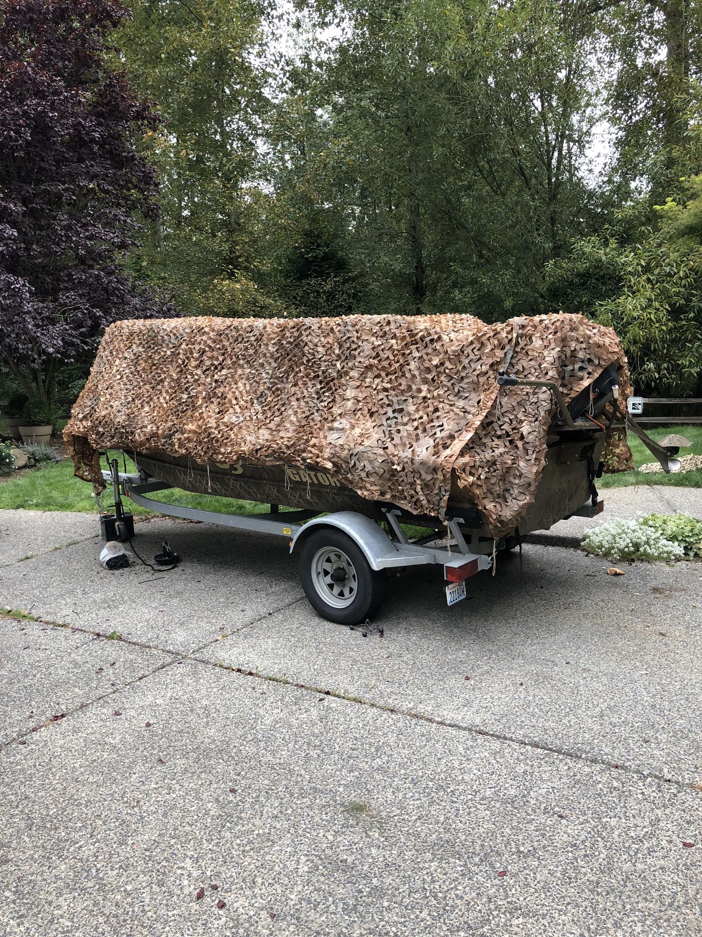 G3 duck hunting boat mud motor