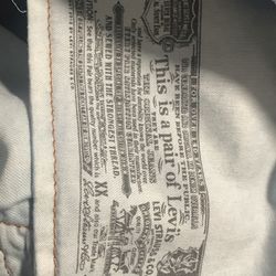 Vintage 501s never used with tags