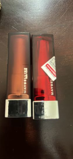 Maybelline lipstick $4 both