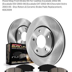 NEW Powerstop break Kit For Select Chevy, Cadillac,Yukon