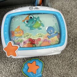 Baby Einstein Sea Dreams Soother Musical Crib Toy and Sound Machine, Newborn and up
