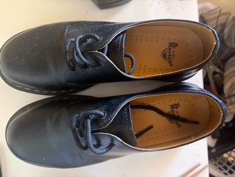 Dr. Martens Black Leather Oxford Shoes
