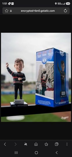 Orel Hershiser Ontario Tower Buzzers  bobblehead New