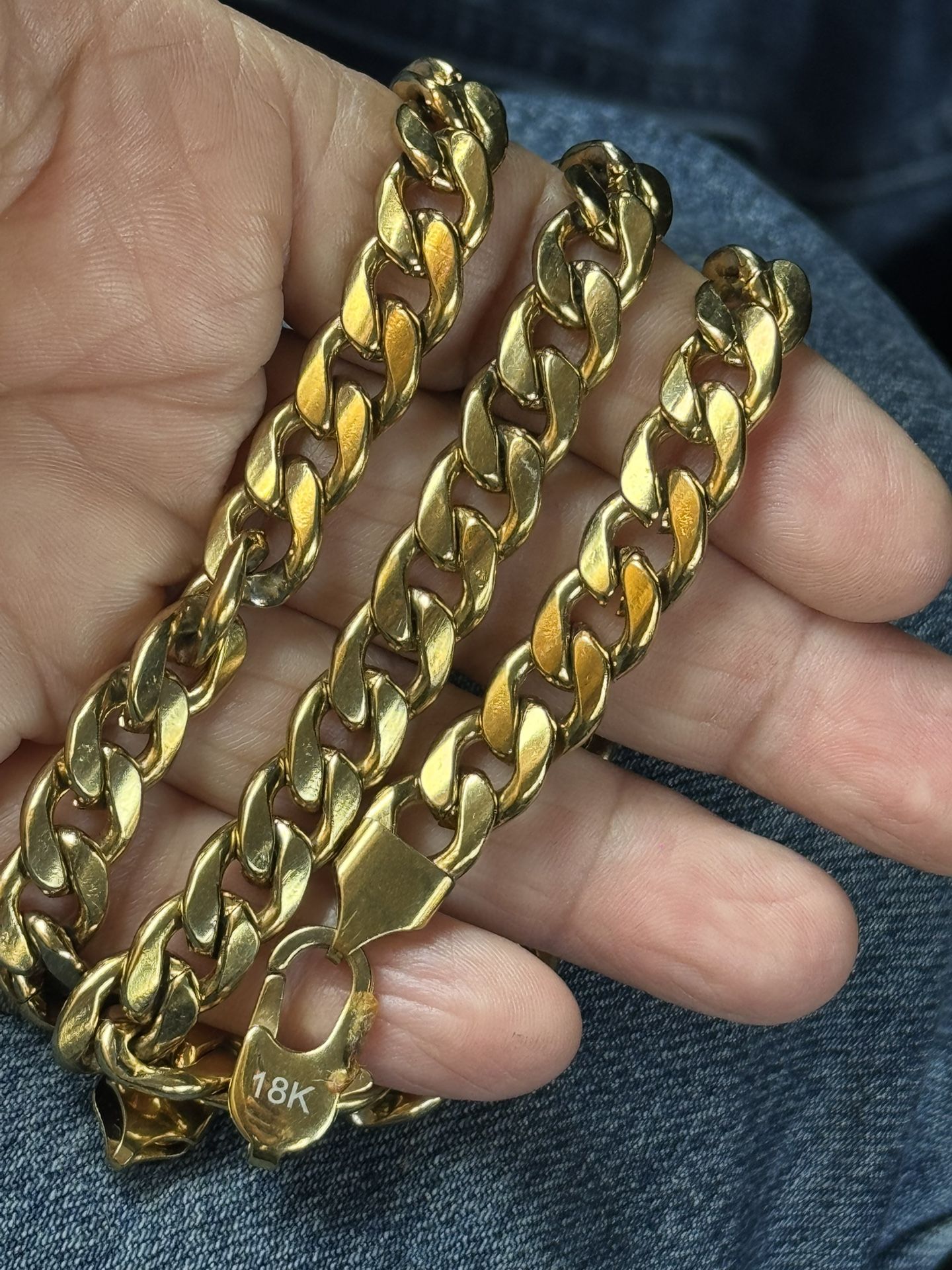 Stainless Steel 18k gold plated necklace