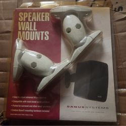 SANUS SYSTEMS WMS-W Speaker Wall/Ceiling Mount in White (Pair)