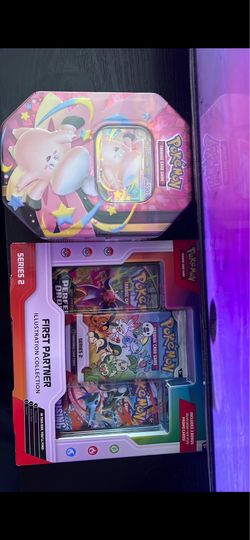 Pokemon megamoonlit tin/ first partner series 2