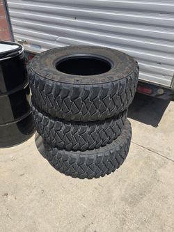 3 used (or individual) Mikey Thompson mtz 315/70/17