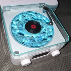 Vintage Record Player Style Bluetooth Speaker/light/white Noise Machine