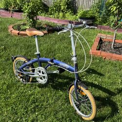 Citizen Tokyo Folding Bicycle - 2 Bikes (blue/orange)