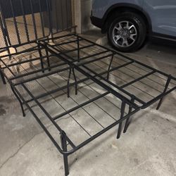 folding metal bed frame