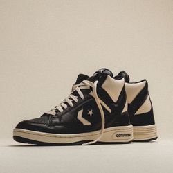 Converse Weapons High 10 Black White Larry Bird OG CONS magic Mid leather 33 Boston Celtics 80s