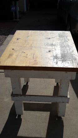 WORK TABLE. 37"X30"x34" High