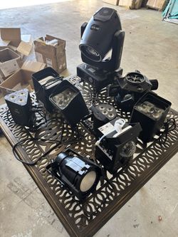 Stage Lights, Par Lights, Fog Machine, Mini Beam!