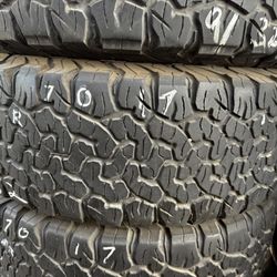 4 BFGOODRICH KO2 LT255/70/17 Tires 