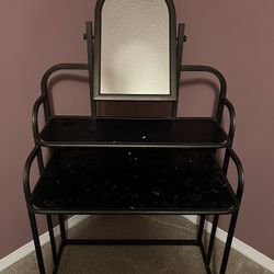 Cute Vanity with Mirror 