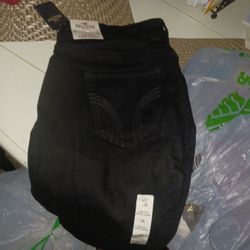 Brand New Womans Teens Sz5reg Holister Black Jeans 10 Final Price Paid 40