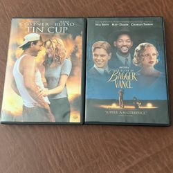 Tin Cup and The Legend of Bagger Vance DVD Bundle