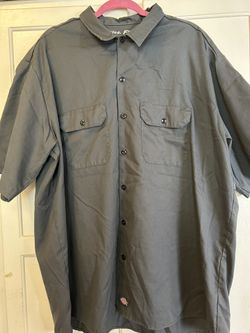 Dickies Flex Short Sleeve Button Up Work Shirt Utility Workwear Sz 2xl 